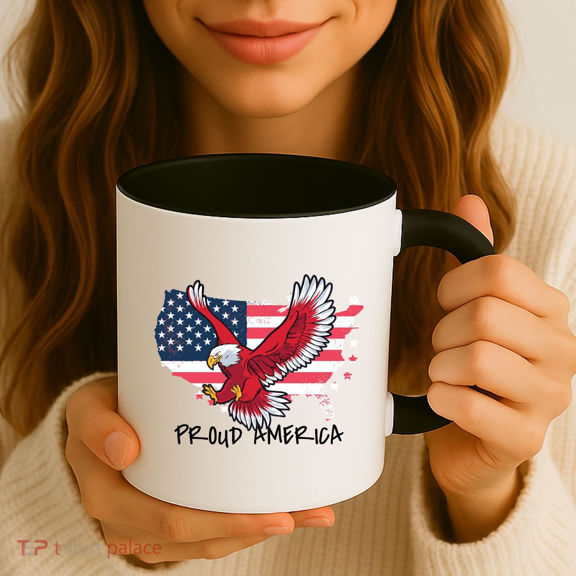 Proud American Eagle Coffee Mug
