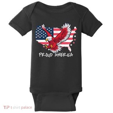 Proud American Eagle Baby Bodysuit