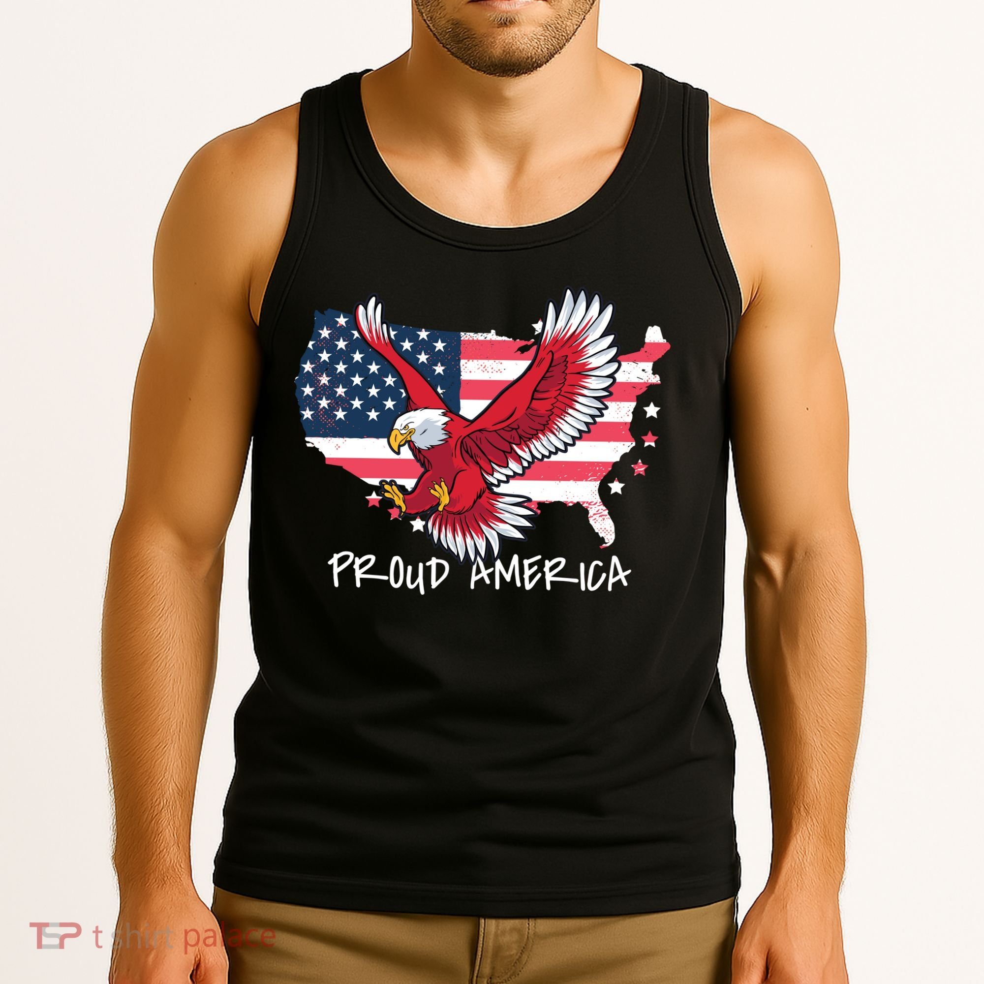 Proud American Eagle Tank Top