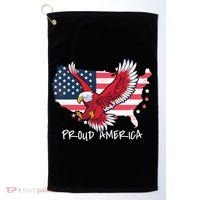 Proud American Eagle Golf Towel thumb 0
