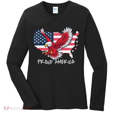 Proud American Eagle Women's Long Sleeve Shirt
