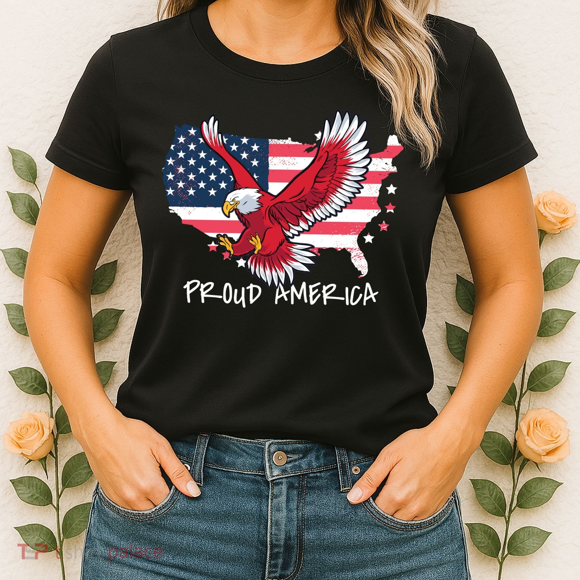 Proud American Eagle Women's T-Shirt