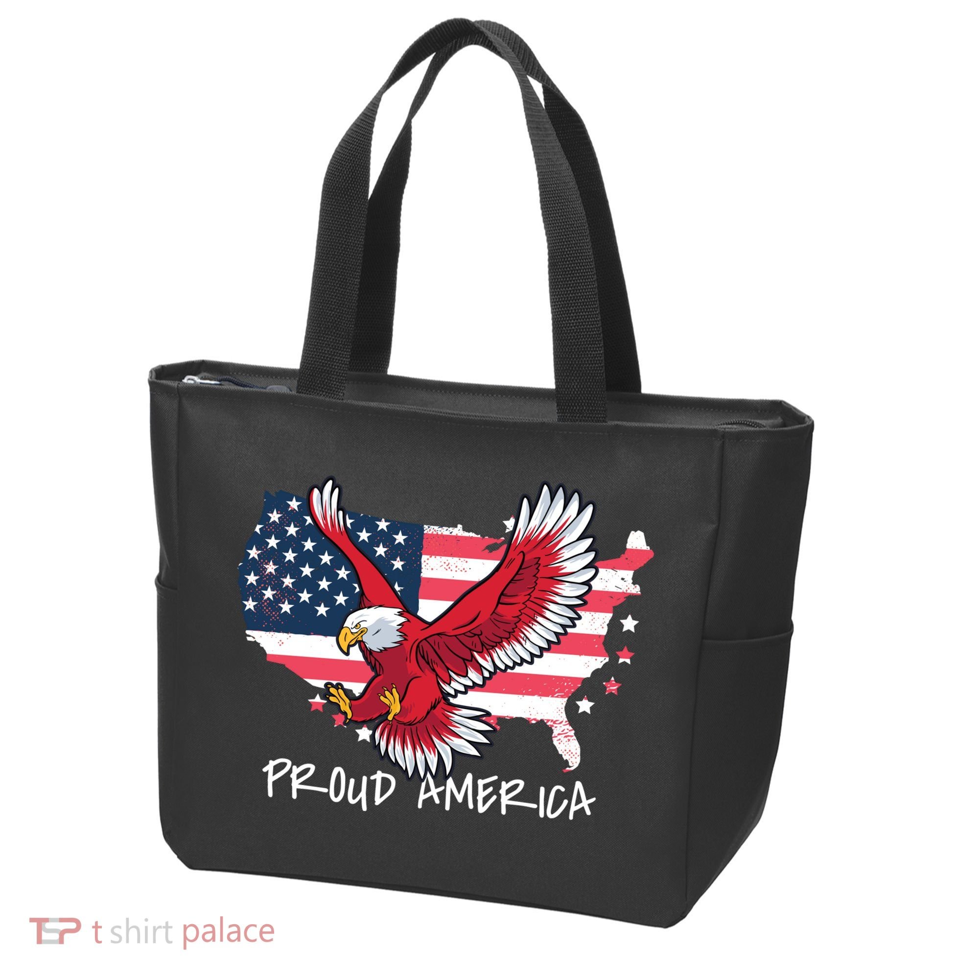 Proud American Eagle Tote Bag