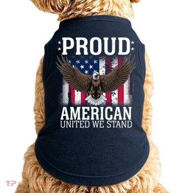 Proud American United We Stand Eagle Doggie Tank