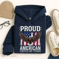 Proud American United We Stand Eagle Hoodie thumb 4