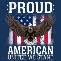 Proud American United We Stand Eagle Mousepad thumb 1