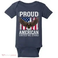 Proud American United We Stand Eagle Baby Bodysuit thumb 0