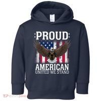 Proud American United We Stand Eagle Toddler Hoodie thumb 0