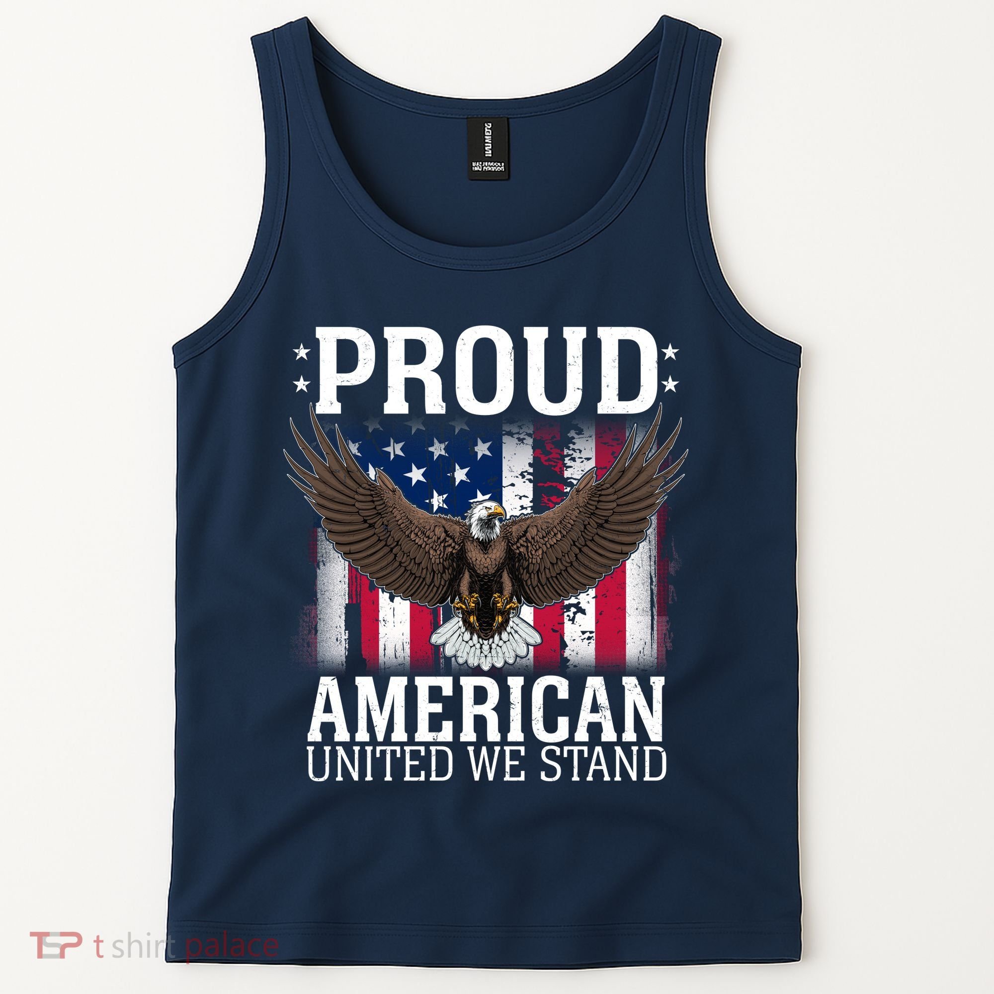 Proud American United We Stand Eagle Tank Top