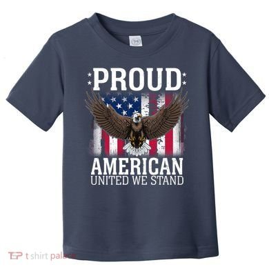 Proud American United We Stand Eagle Toddler T-Shirt