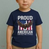 Proud American United We Stand Eagle Toddler T-Shirt thumb 2