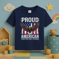 Proud American United We Stand Eagle Toddler T-Shirt thumb 3