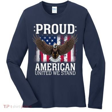 Proud American United We Stand Eagle Women's Long Sleeve Shirt