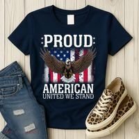 Proud American United We Stand Eagle Women's T-Shirt thumb 3