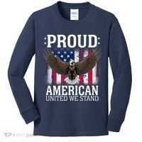 Proud American United We Stand Eagle Kids Long Sleeve Shirt thumb 0