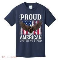 Proud American United We Stand Eagle Kids T-Shirt thumb 0