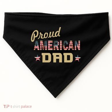 Proud Army Dad USA-Made Doggie Bandana