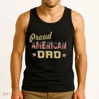 Proud Army Dad Tank Top thumb 3