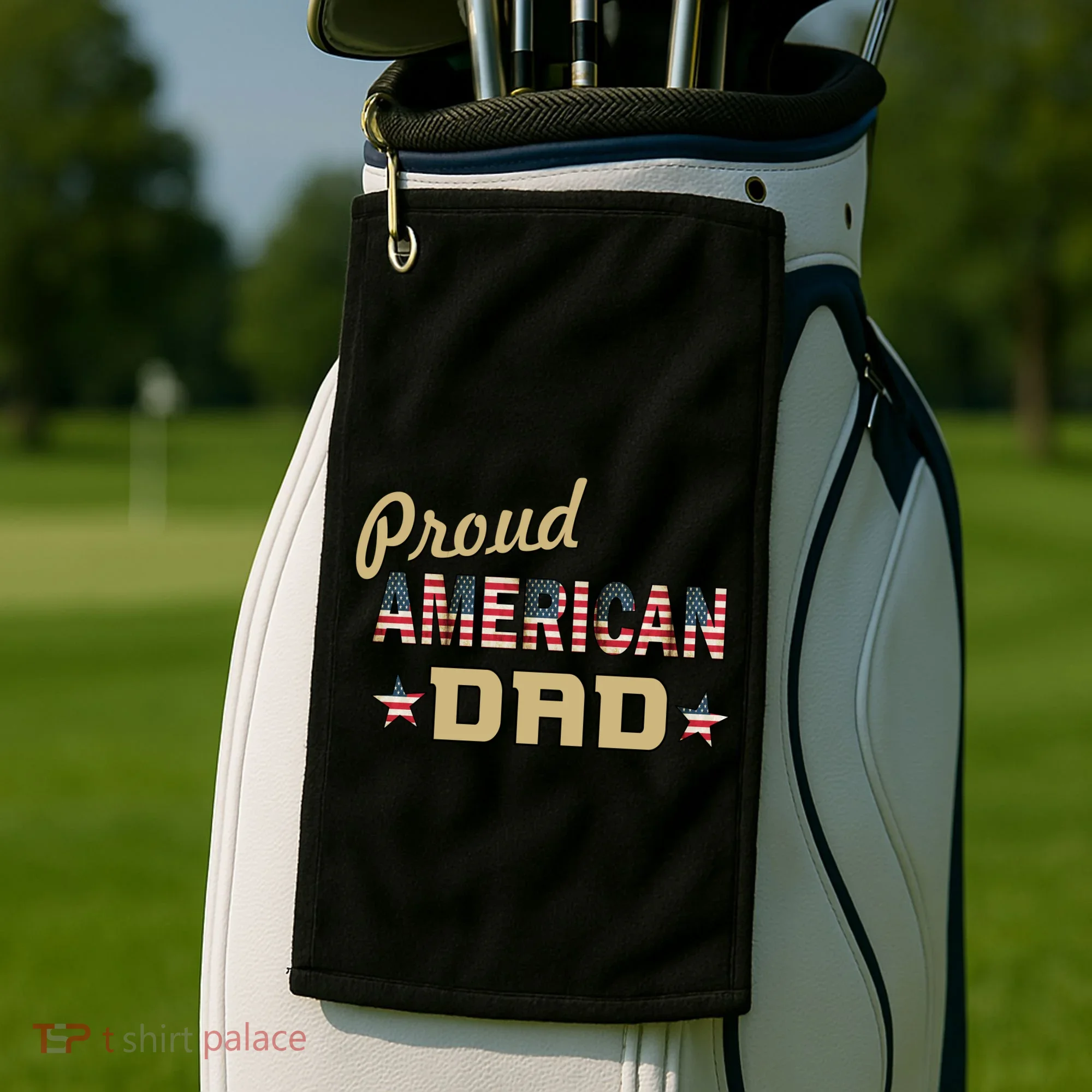 Proud Army Dad Golf Towel