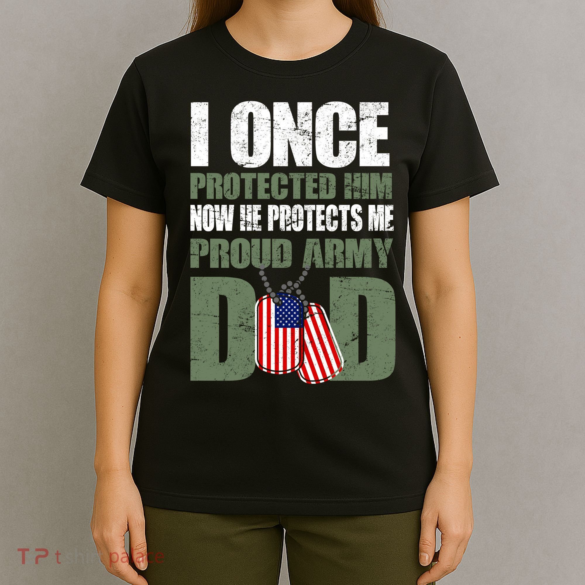 Proud Army Dad Of An American Soldier T-Shirt