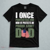 Proud Army Dad Of An American Soldier T-Shirt thumb 5