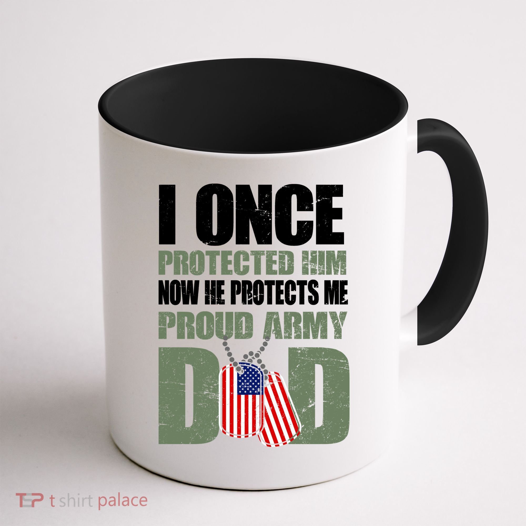 Proud Army Dad Of An American Soldier Coffee Mug