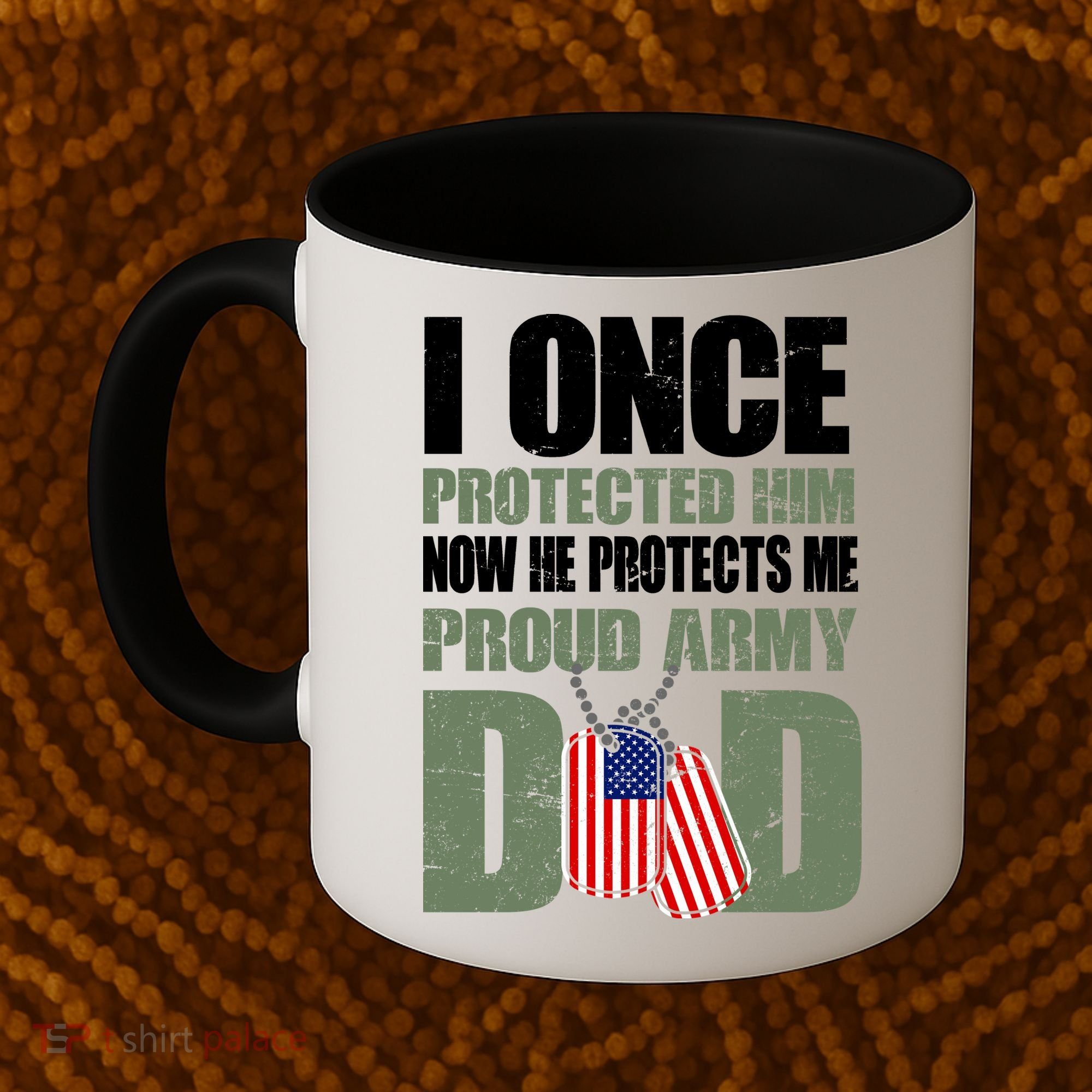 Proud Army Dad Of An American Soldier Coffee Mug