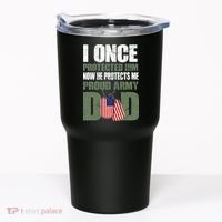 Proud Army Dad Of An American Soldier Tumbler thumb 0