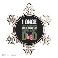 Proud Army Dad Of An American Soldier Ornament thumb 0