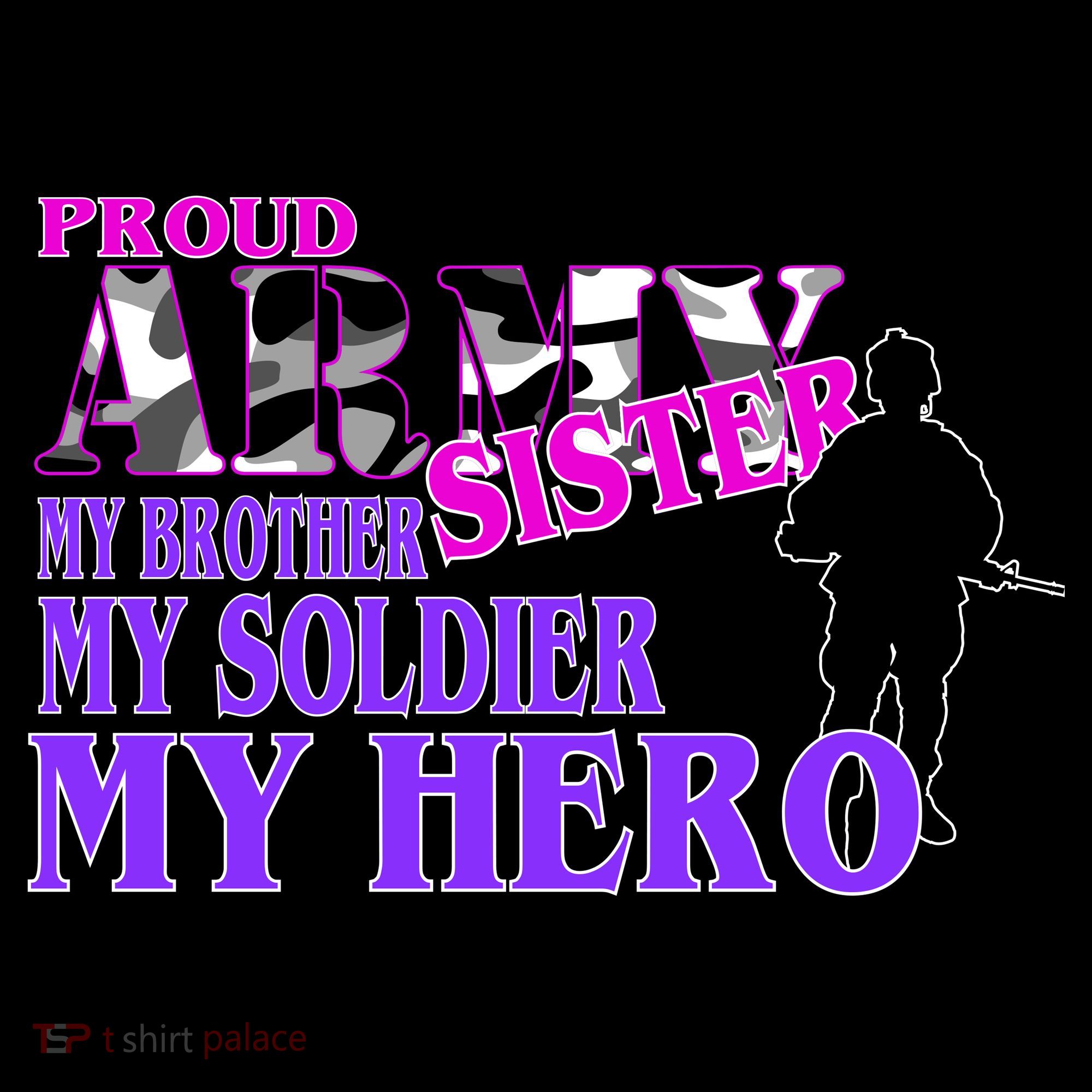 Proud Army Sister My Brother Soldier Hero Coffee Mug