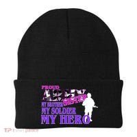 Proud Army Sister My Brother Soldier Hero Beanie thumb 0