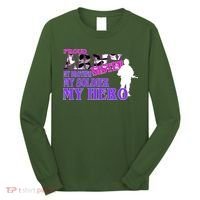 Proud Army Sister My Brother Soldier Hero Long Sleeve Shirt thumb 0