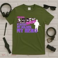 Proud Army Sister My Brother Soldier Hero T-Shirt thumb 5
