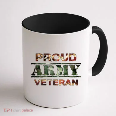 Proud Army Veteran Coffee Mug back