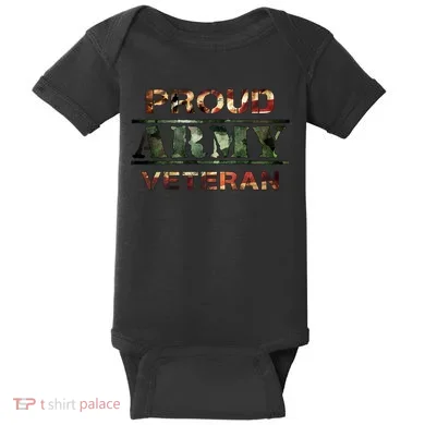 Proud Army Veteran Baby Bodysuit
