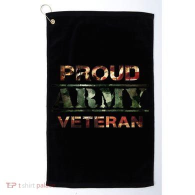 Proud Army Veteran Golf Towel