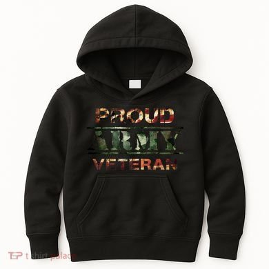 Proud Army Veteran Kids Hoodie