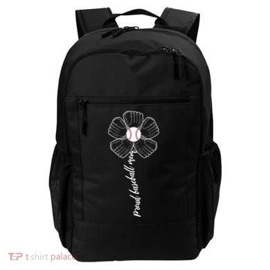 Proud Baseball Mom Flower Backpack