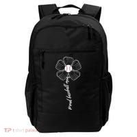 Proud Baseball Mom Flower Backpack thumb 0