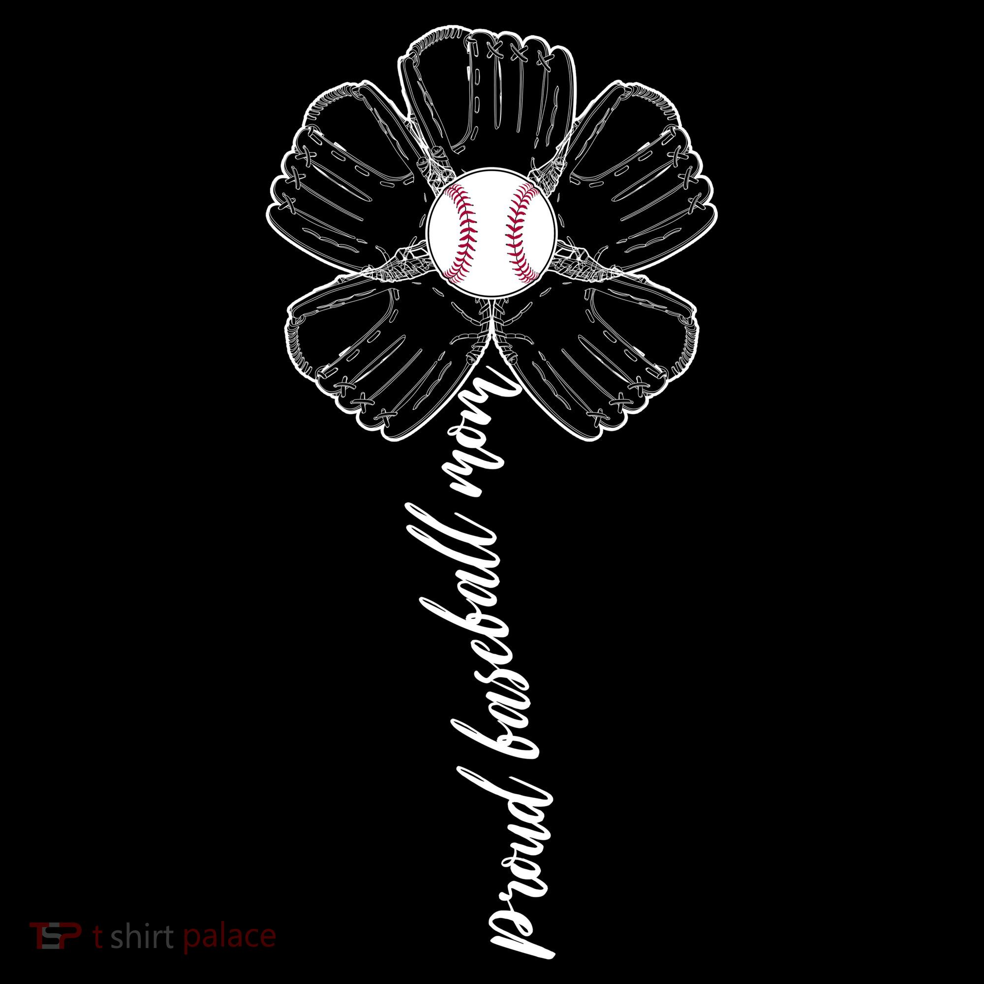 Proud Baseball Mom Flower Bucket Hat