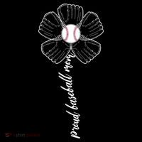 Proud Baseball Mom Flower Ornament thumb 1