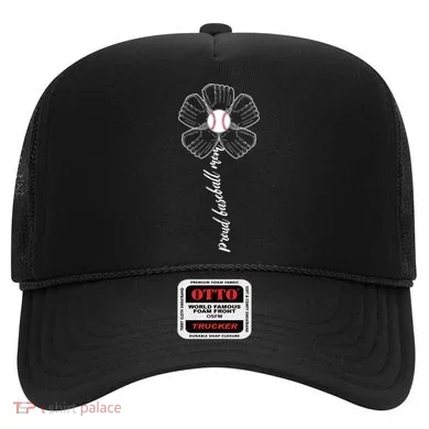 Proud Baseball Mom Flower Hat