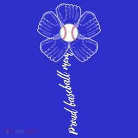 Proud Baseball Mom Flower Women's T-Shirt thumb 6
