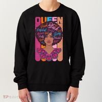 Proud Black African American Queen Women's Sweatshirt thumb 0