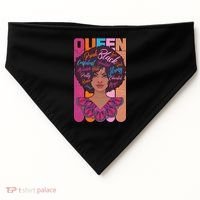 Proud Black African American Queen USA-Made Doggie Bandana thumb 0