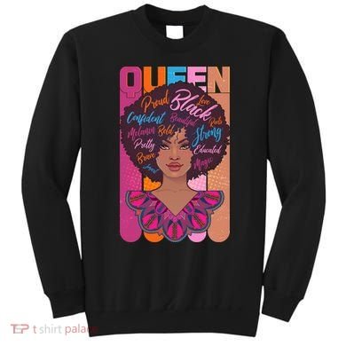 Proud Black African American Queen Sweatshirt