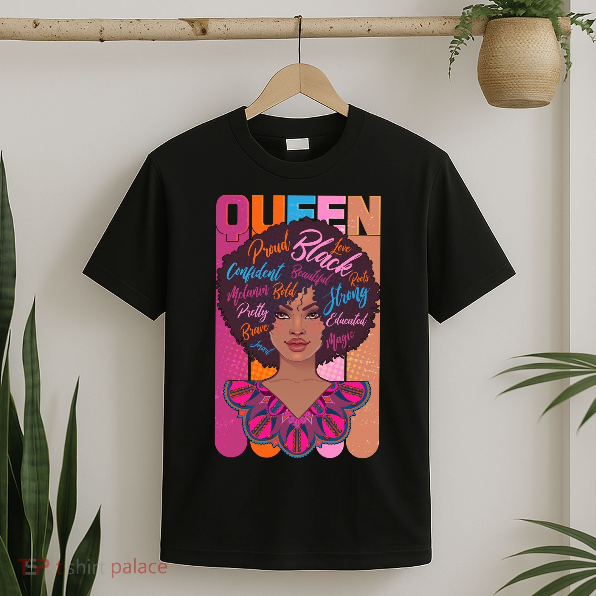 Proud Black African American Queen T-Shirt