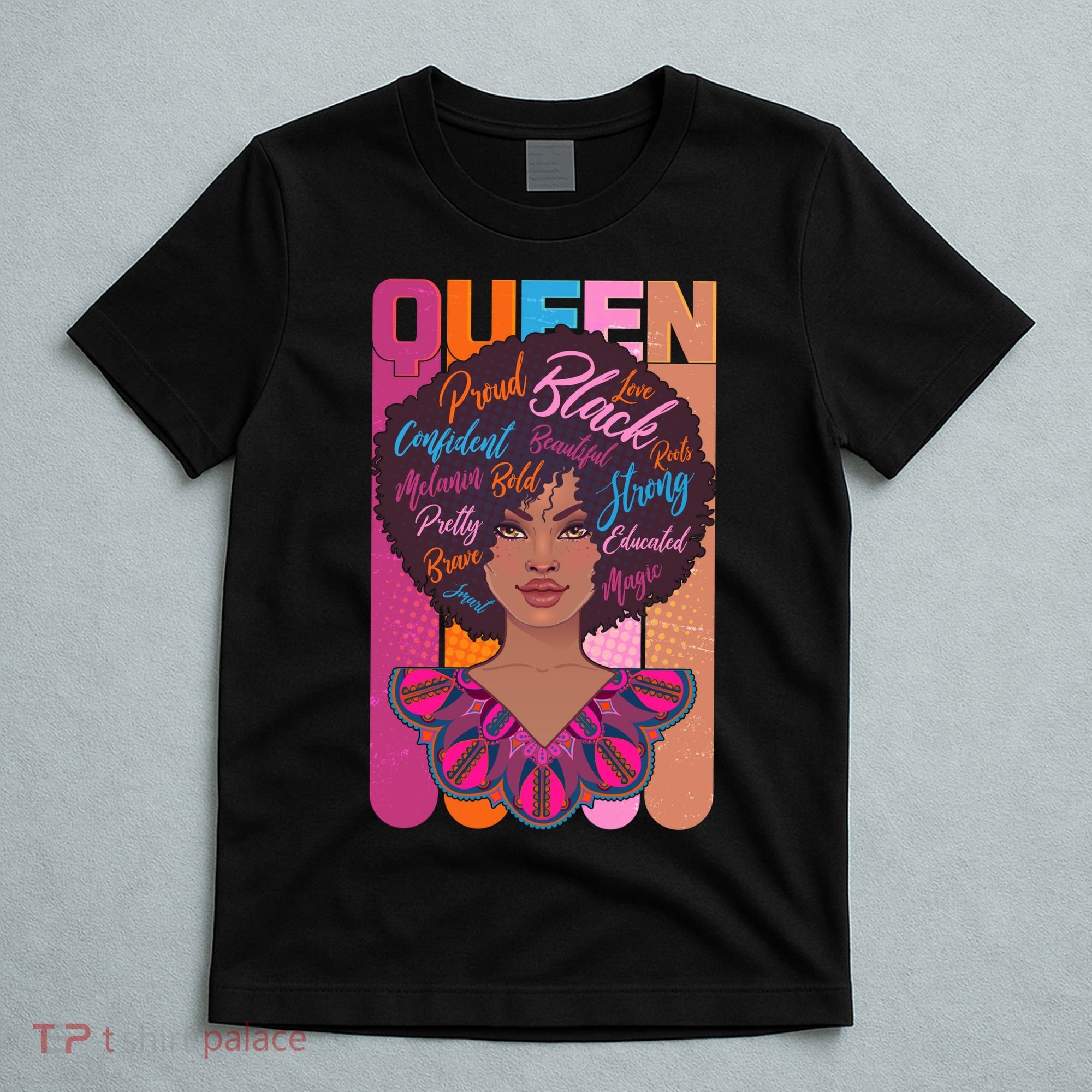 Proud Black African American Queen T-Shirt