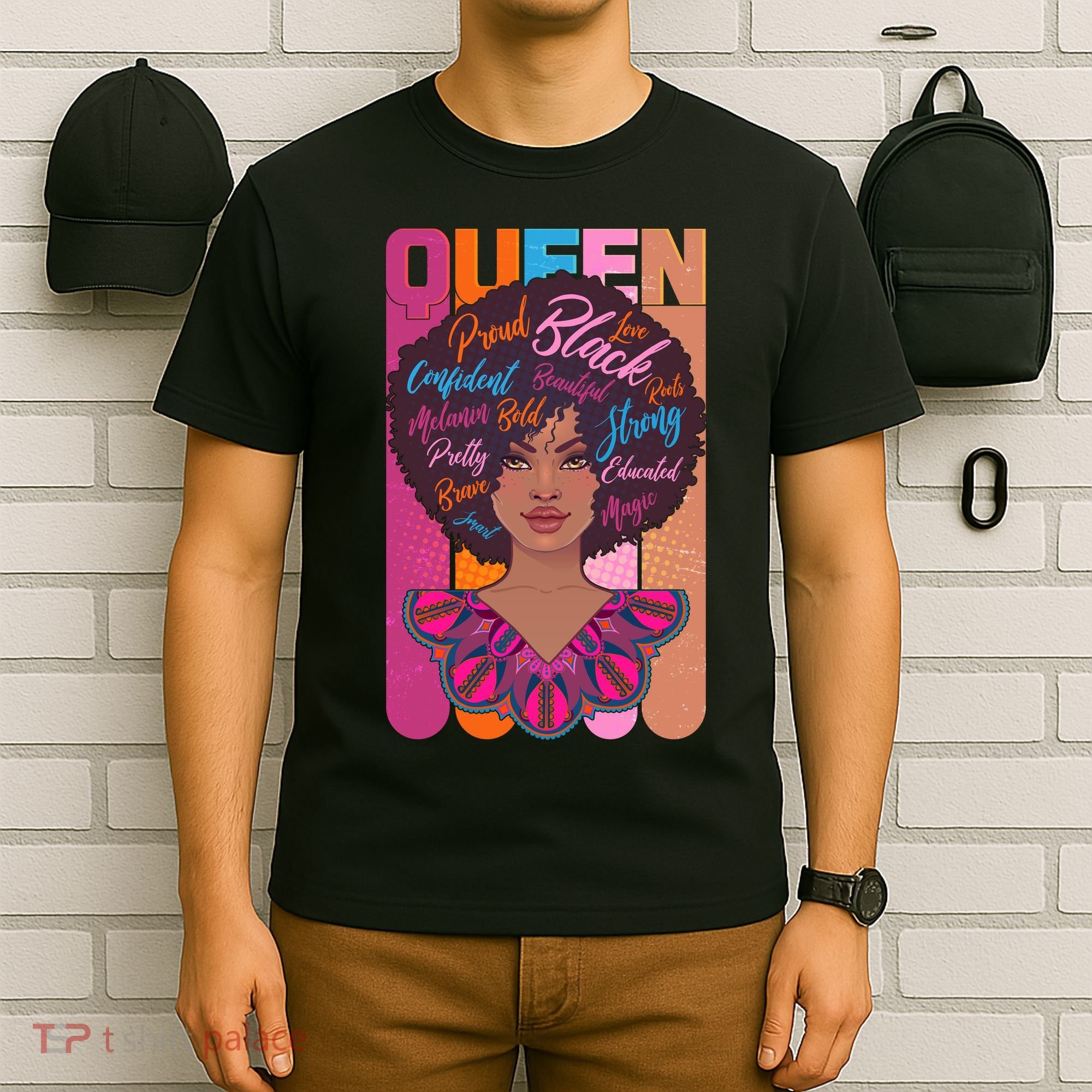 Proud Black African American Queen T-Shirt