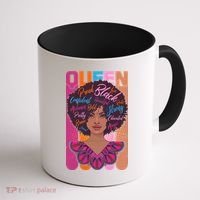 Proud Black African American Queen Coffee Mug thumb 1